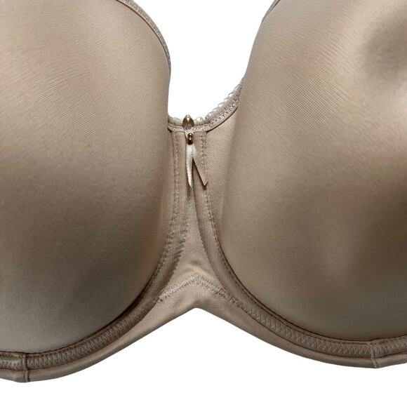 Wacoal‎ Bra Basic Beauty Underwire T-Shirt Sand Nude Full Coverage Women's 38DDD - Picture 6 of 7